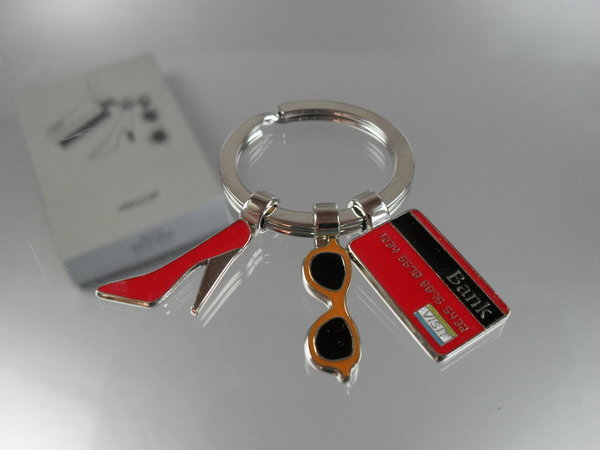 Schlüsselanhänger Kreditkarte Sonnenbrille