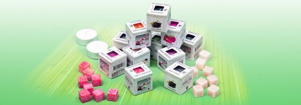 Duftwachs  Aroma Duftwürfel Palmwachs Scented Cubes 4 Packungen